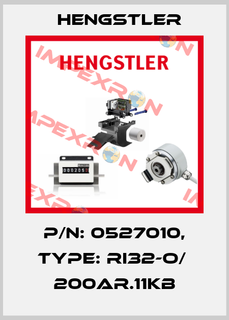 p/n: 0527010, Type: RI32-O/  200AR.11KB Hengstler