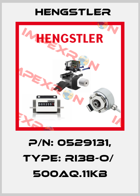 p/n: 0529131, Type: RI38-O/  500AQ.11KB Hengstler