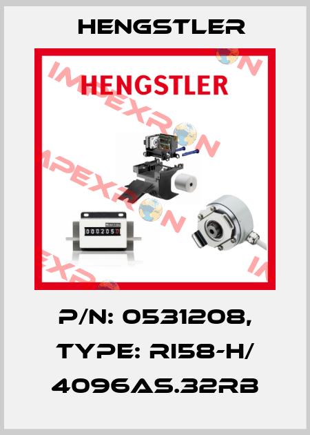 p/n: 0531208, Type: RI58-H/ 4096AS.32RB Hengstler