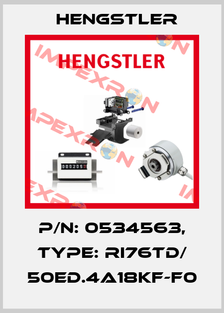 p/n: 0534563, Type: RI76TD/ 50ED.4A18KF-F0 Hengstler