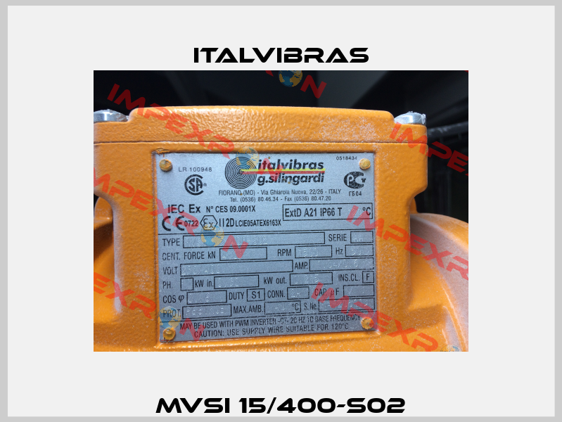  MVSI 15/400-S02  Italvibras