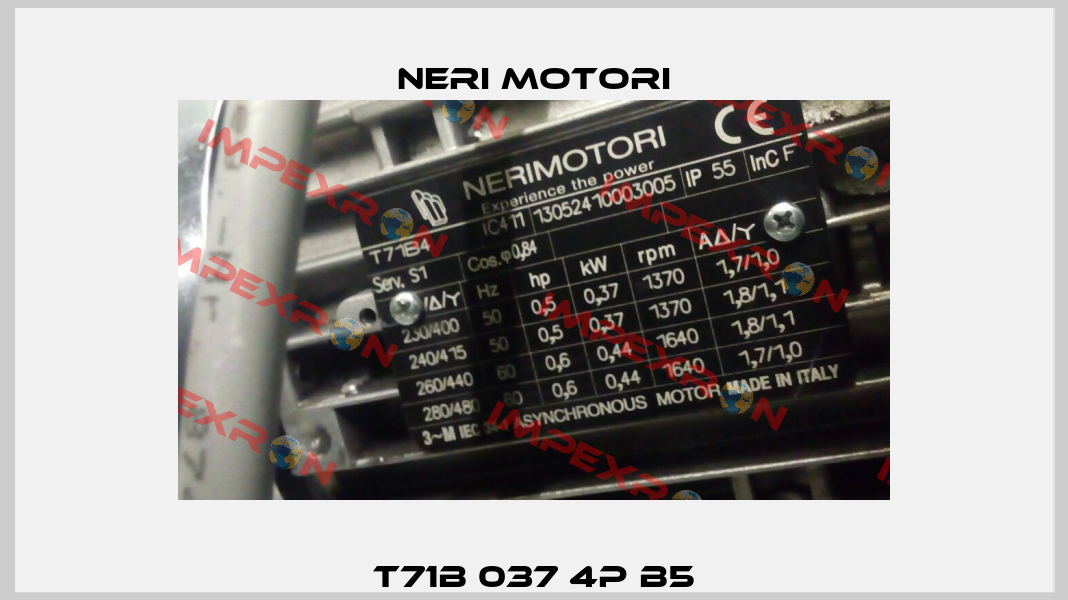 T71B 037 4P B5 Neri Motori