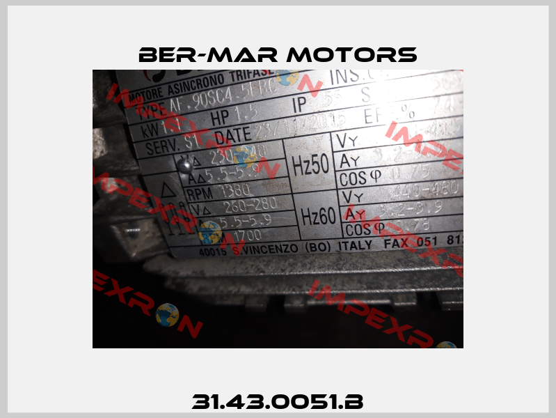 31.43.0051.B Ber-Mar Motors