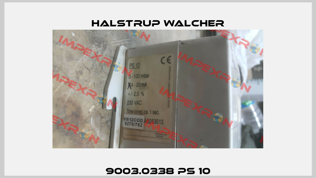 9003.0338 PS 10 Halstrup Walcher