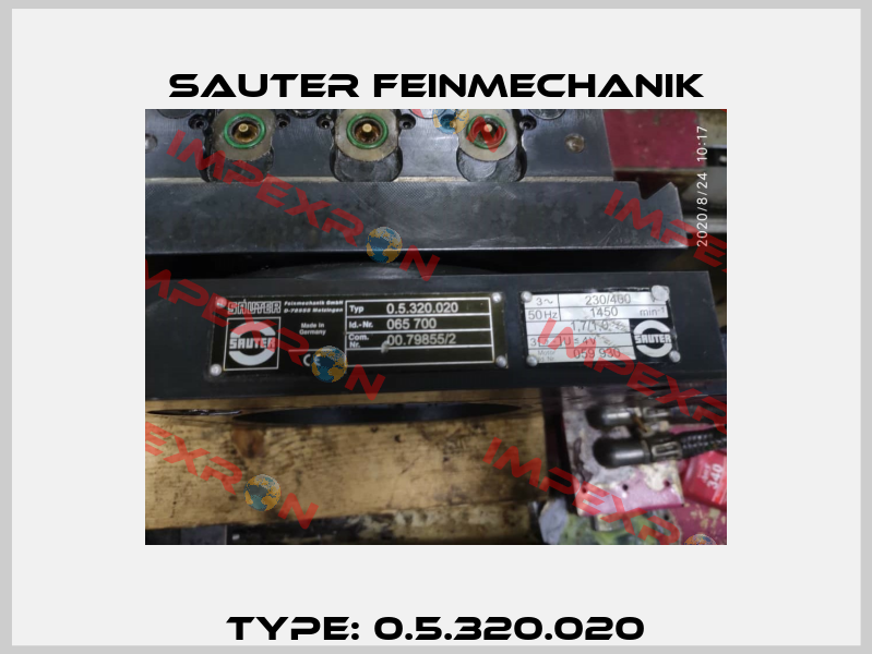 Type: 0.5.320.020 Sauter Feinmechanik