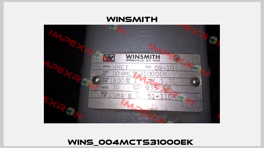 WINS_004MCTS31000EK  Winsmith