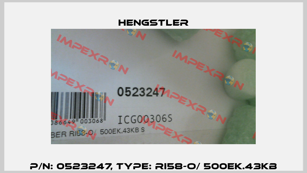 p/n: 0523247, Type: RI58-O/ 500EK.43KB Hengstler