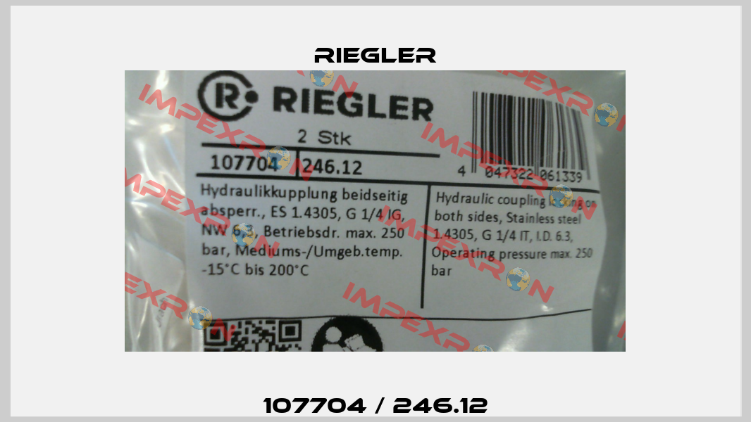 107704 / 246.12 Riegler