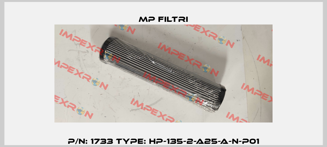P/N: 1733 Type: HP-135-2-A25-A-N-P01 MP Filtri
