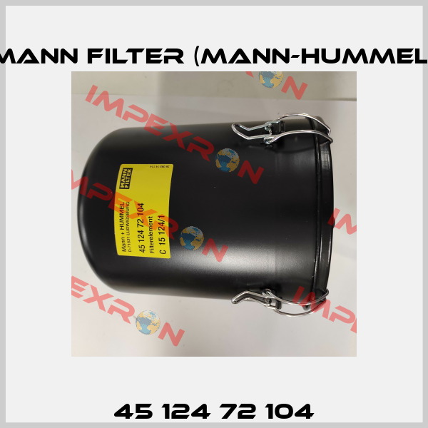45 124 72 104 Mann Filter (Mann-Hummel)