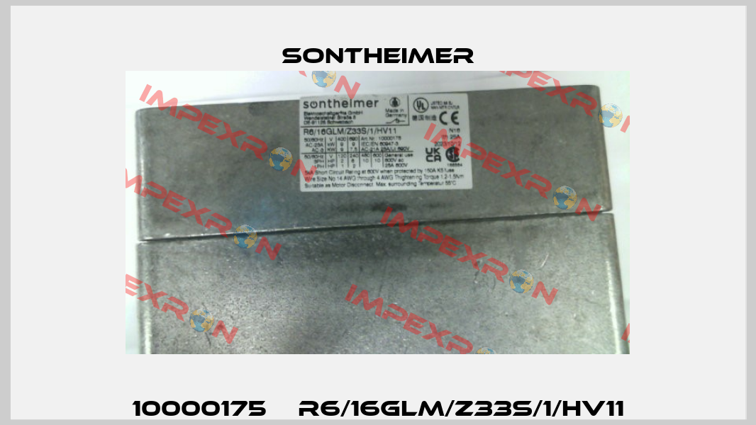 10000175    R6/16GLM/Z33S/1/HV11 Sontheimer